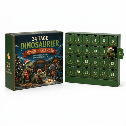 Dinosaur Advent Calendar – 24 acrylic dinosaur figures to collect