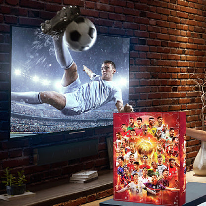 Football Advent Calendar – 24 collectible player figures, one behind each door