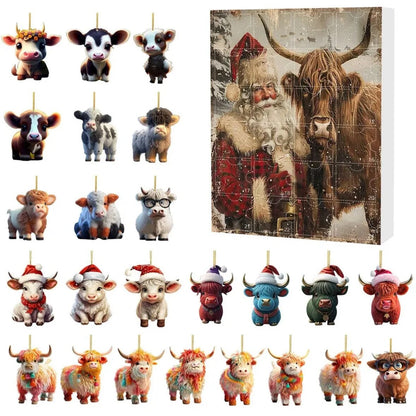 Animal Ornament Advent Calendar – 24 hanging figures for the tree