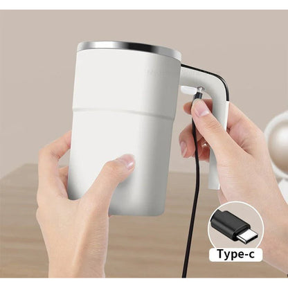 Self Stirring Mug – magnetic stirrer, temperature display, rechargeable