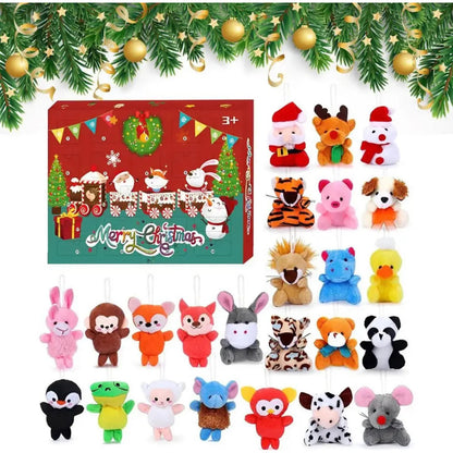 Plush Animal Advent Calendar – 24 mini plush toys to hang