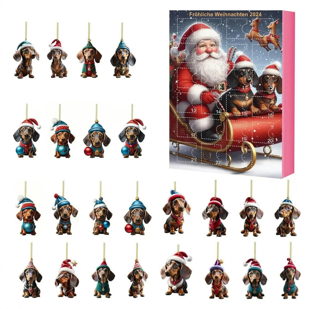 Animal Ornament Advent Calendar – 24 hanging figures for the tree