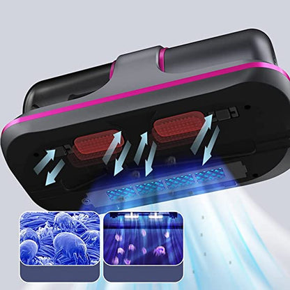 Dust Mite Vacuum – UV lamp, see-through dust cup, three colours