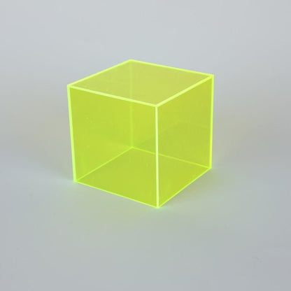 Acrylic Display Box – coloured cube, translucent, stackable