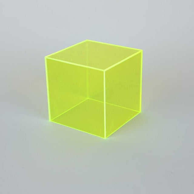 Acrylic Display Box – coloured cube, translucent, stackable
