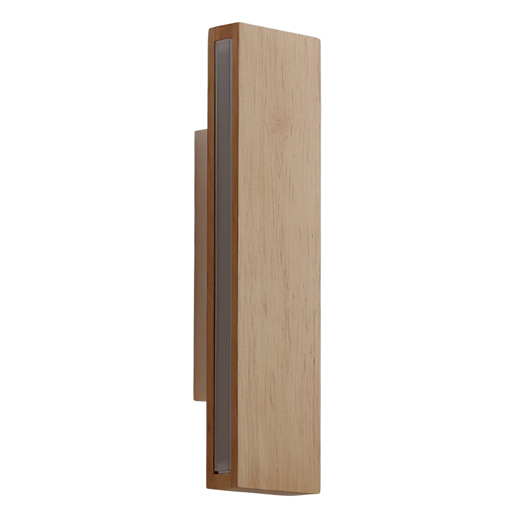 Rotating Wood Wall Light – turn the head to aim the light, built-in LED, three sizes