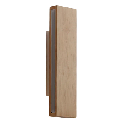 Rotating Wood Wall Light – turn the head to aim the light, built-in LED, three sizes