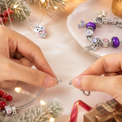 DIY Bracelet Advent Calendar – 24 charms, beads and a chain to assemble