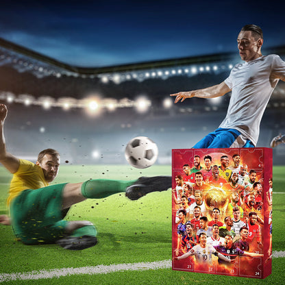 Football Advent Calendar – 24 collectible player figures, one behind each door