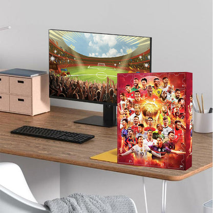 Football Advent Calendar – 24 collectible player figures, one behind each door
