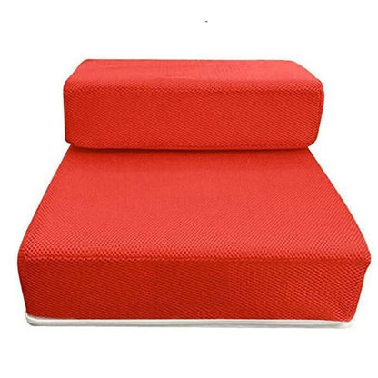 Foldable Dog Steps – two low steps, non-slip mesh, removable cover