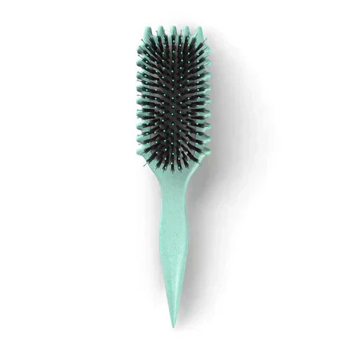Curl Brush – defines and separates curls, flexible bristles, tail handle