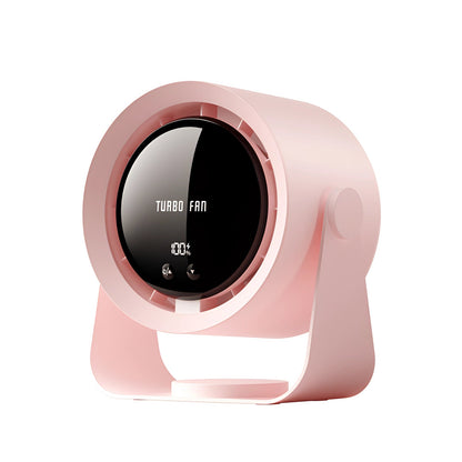 Desk Fan – quiet running, three speeds, LED display