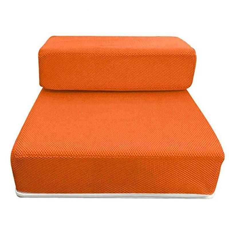 Foldable Dog Steps – two low steps, non-slip mesh, removable cover