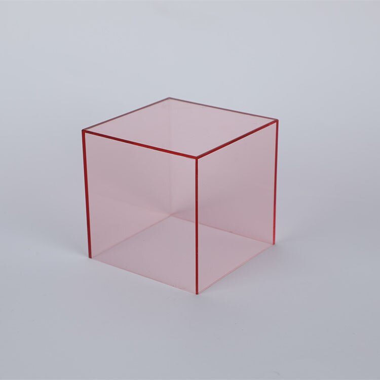 Acrylic Display Box – coloured cube, translucent, stackable