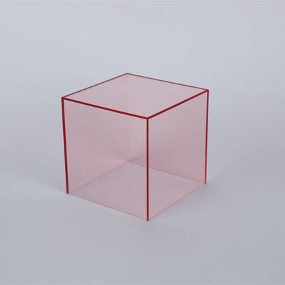 Acrylic Display Box – coloured cube, translucent, stackable