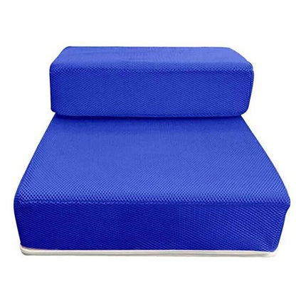 Foldable Dog Steps – two low steps, non-slip mesh, removable cover