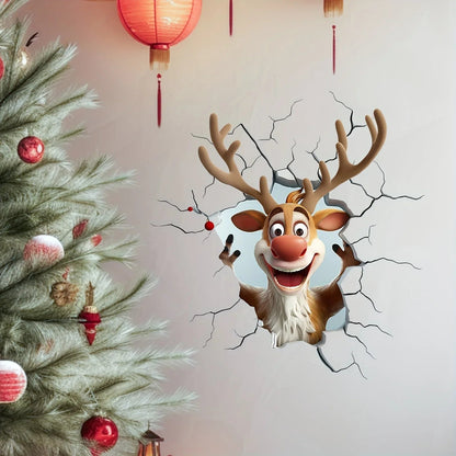 3D Reindeer Wall Sticker