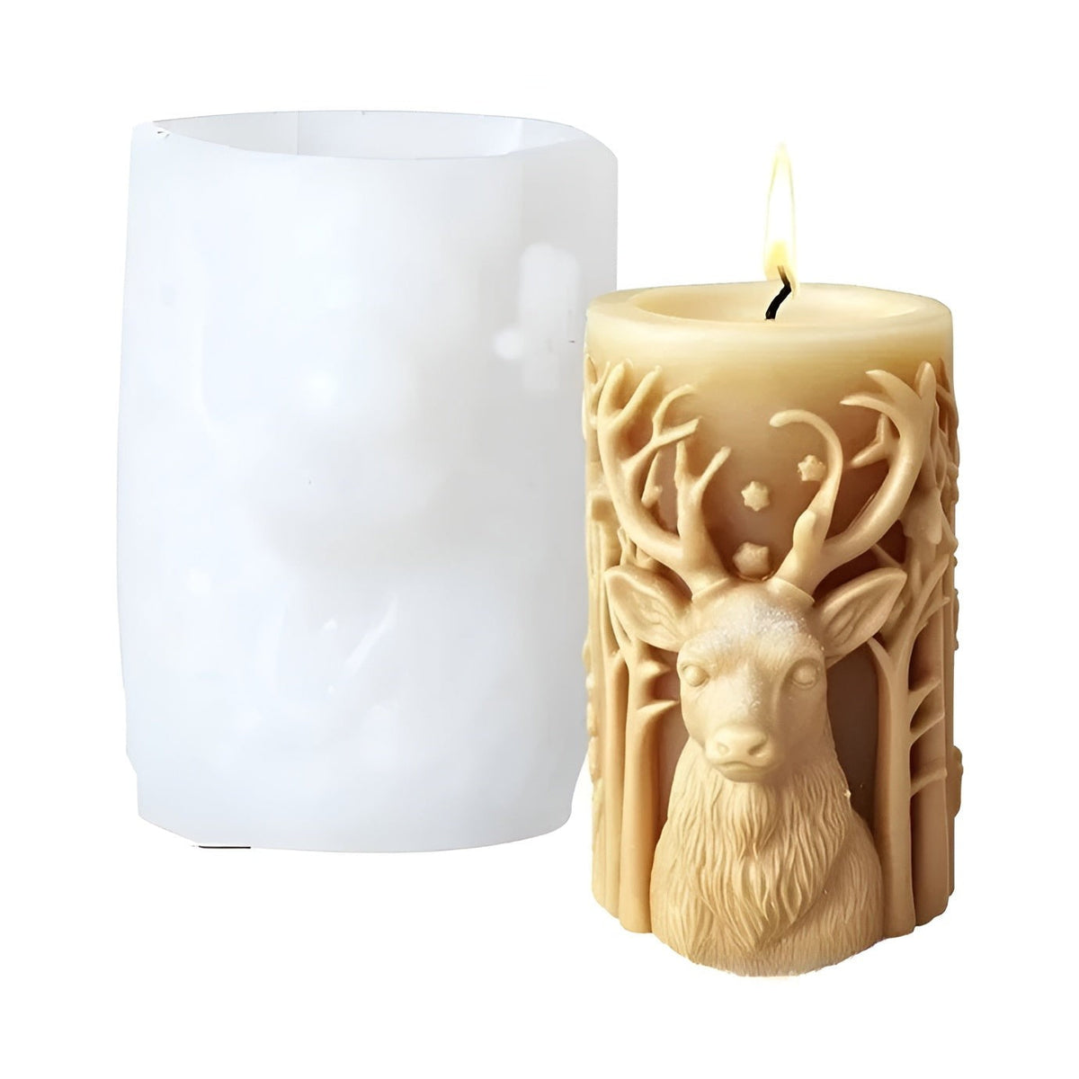 3D Silicone Candle Mould