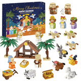 Nativity Building Brick Advent Calendar 2026 – 24 Kits That Build a Full Manger
