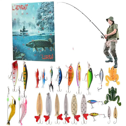 Fishing Advent Calendar – 24 Lures, Four Assortments