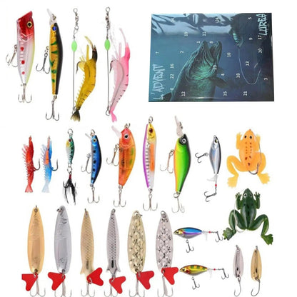 Fishing Advent Calendar – 24 Lures, Four Assortments