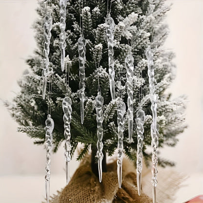 Acrylic Icicle Tree Ornaments
