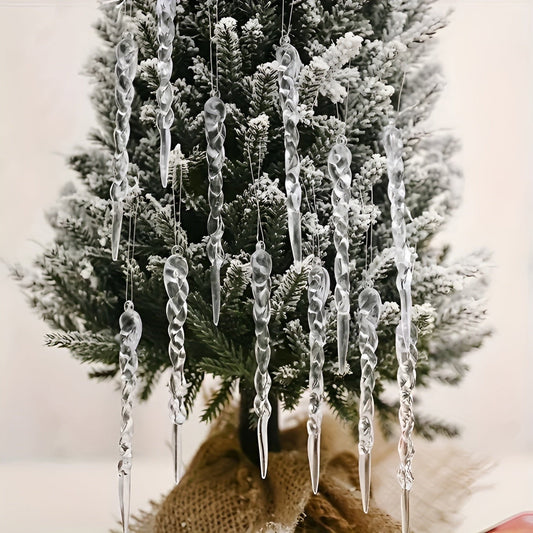 Acrylic Icicle Tree Ornaments