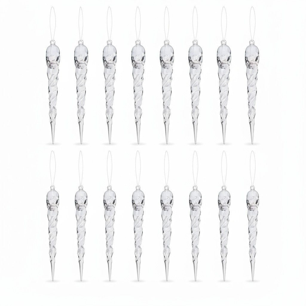 Acrylic Icicle Tree Ornaments