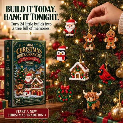 Advent Calendar – 24 mini-sets, plastic, daily assembly
