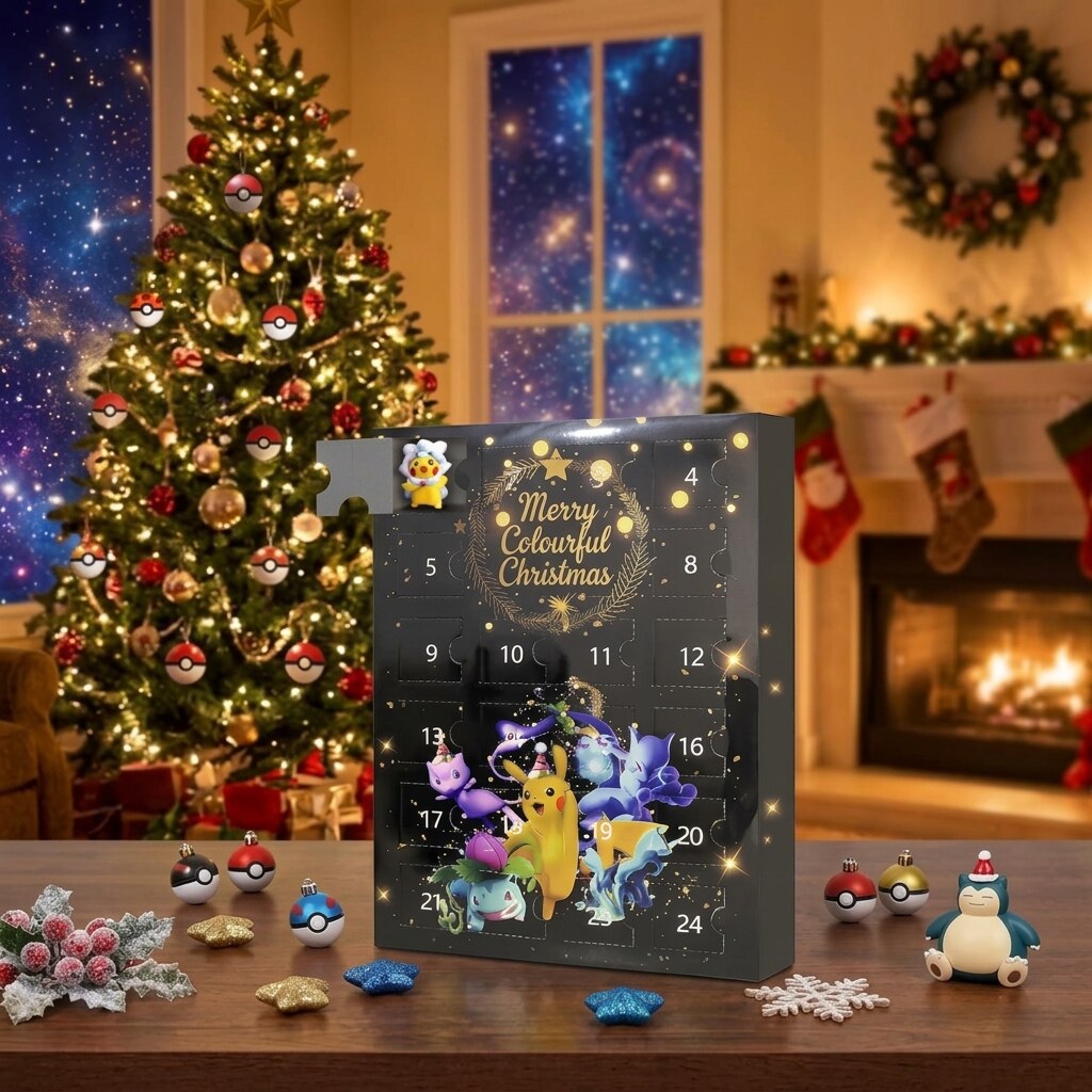 Pokémon Advent Calendar – collectible figures, countdown design