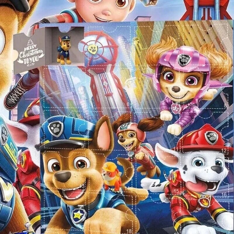 Paw Patrol Advent Calendar – toy figures, 24 daily collectibles