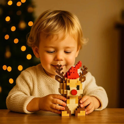 Building Block Figures – Nine Festive Characters, Self-Assemble
