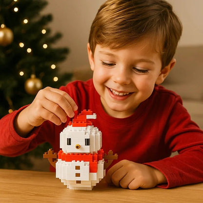 Building Block Figures – Nine Festive Characters, Self-Assemble