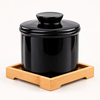 Ceramic Butter Dish – water-sealed lid, keeps fresh, three colours