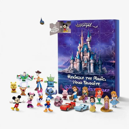 Disney Character Advent Calendar – 24 figurines, plastic, daily opening
