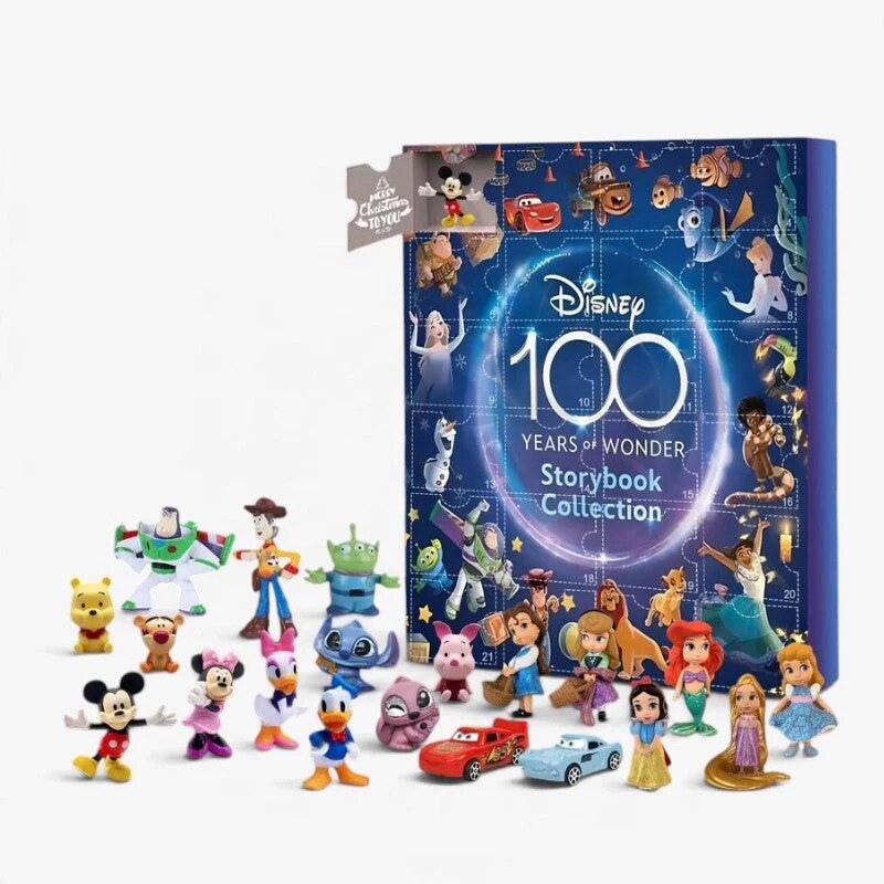 Disney Character Advent Calendar – 24 figurines, plastic, daily opening