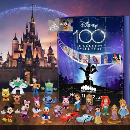 Disney Character Advent Calendar – 24 figurines, plastic, daily opening