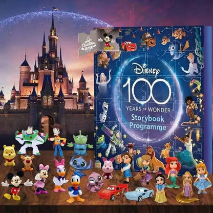 Disney Character Advent Calendar – 24 figurines, plastic, daily opening