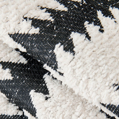 Chevron Stripe Sofa Cover – soft chenille, wavy edges, pet-friendly
