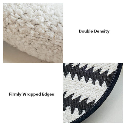 Chevron Stripe Sofa Cover – soft chenille, wavy edges, pet-friendly
