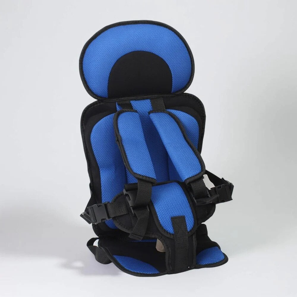 Child Car Seat Booster – padded cushion, portable, removable cover
