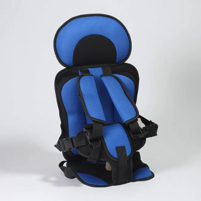 Child Car Seat Booster – padded cushion, portable, removable cover