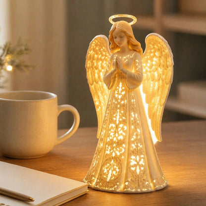 Christmas Angel – LED figure, detailed wings, warm glow