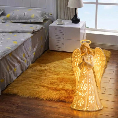 Christmas Angel – LED figure, detailed wings, warm glow