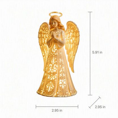 Christmas Angel – LED figure, detailed wings, warm glow