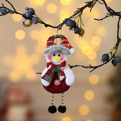 Christmas Fabric Ornaments – four festive character hangers