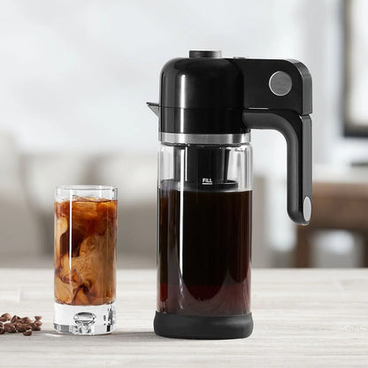 Cold Brew Coffee Maker – glass pitcher, circle flow filter, quick brewing