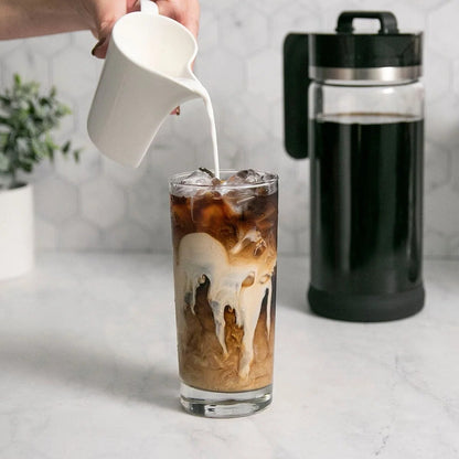 Cold Brew Coffee Maker – glass pitcher, circle flow filter, quick brewing