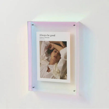 Coloured Acrylic Photo Frame